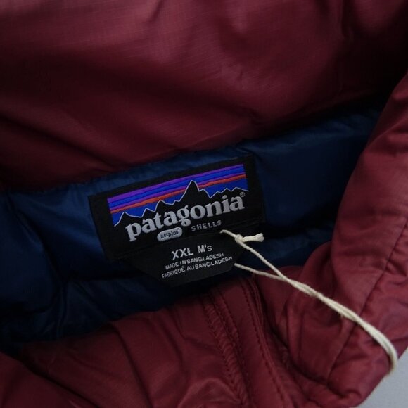NWT Mens Patagonia Down Sweater Jacket Size XXL Wax Red Regular Fit New - Picture 3 of 6